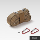 Tent Canopy Lanyard Clothesline Outdoor Camp Hiking Rope w/ Buckle (Khaki)