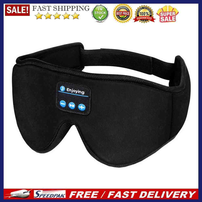 HiFi Music Earphones Eye Cover Soft Earphones Sleeping Eye Cover Music Headset