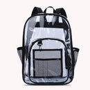 Preppy Style Women Multi Layers Rucksack Casual Clear Large Capacity Backpacks