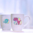 6pcs Phone Cup Book Decor Round DIY Stickers Dinosaur World Diamond Paintin