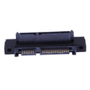 90° Angle SATA 22Pin(7+15) Male and 22Pin(7+15) Female Extender Adapt