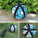 Soccer Training Belt Adjustable Football Trainer Practice Assistance Strap Black