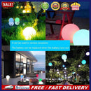 30cm Outdoor Pool Toys 16 Color Luminous Waterproof Floating Glow Ball Kids G