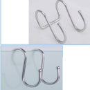 Organizer Stainless Steel Storage Rack Double S Shaped Hook Clasps Hooks Hanger