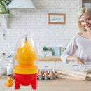 Egg Yolk Shaker Golden Whisk Eggs Spin Mixer Stiring Blender Puller (Red)