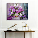 5D DIY Full Square Drill Diamond Painting Flower Pattern Mosaic Kit Home Cr