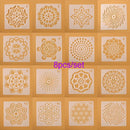 DIY Craft Layering Stencils Painting template Scrapbooking Mandala Auxiliary