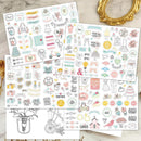 4* Wedding Planning Stickers Wedding Engagement Self-adhesive Planning O3Y2