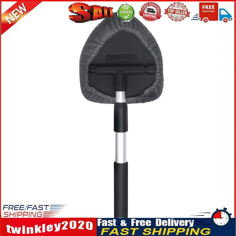Car Windshield Window Cleaner Brush Telescopic Glass Cleaning Snow Scraper Newly
