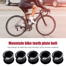 5pcs Bike Chainring Bolts Single Double Ring Chainring Bolts (4.9mm Black) Newly