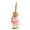 Easter Bunny Ornaments Cute Straw Simulation Rabbit Photography Props (B)