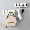Piano Wall Hanger Hook Bathroom Punch-free Key Bag Storage Rack (Black) Newly