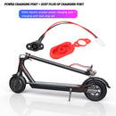 Electric Scooter Power Charger Cord Cable+Charging Port Plug Cover Set for M365