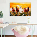 Digital Oil Painting By Numbers Kits Horse DIY Hanging Decor Room Wall Canvas