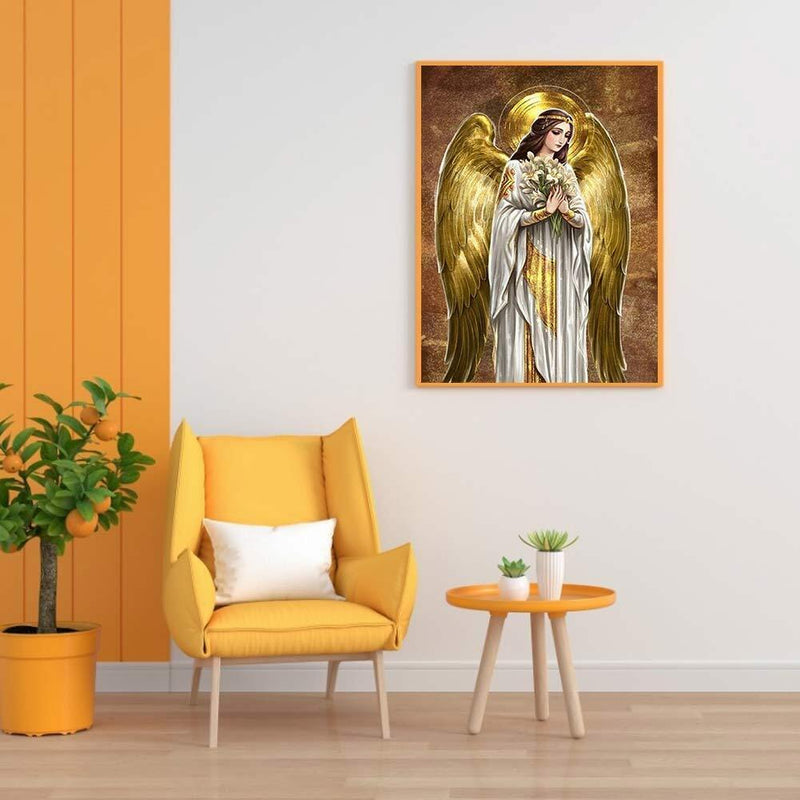 Diamond Painting Kit angel women Full Round Rhinestone Wall