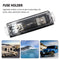 Car Audio Fuse Holder Transparent Cover Car Fuse Box for Automotive Boat Marine