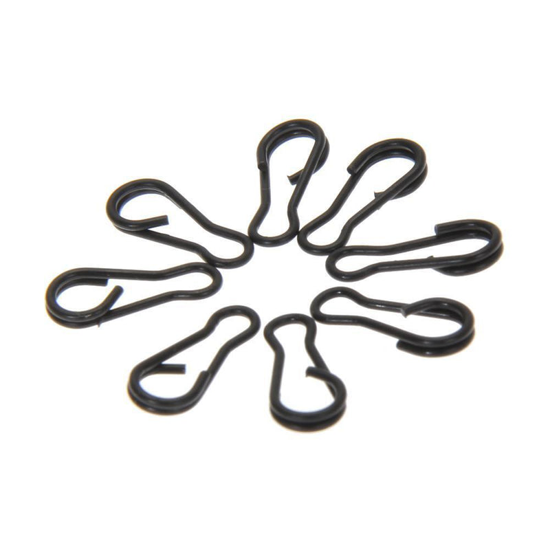 50 x Small Multi Clips Carp Fishing Tackle Quick Change Swivels Rigs Links
