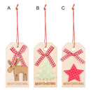 Decor Christmas Tree Decor Wooden Pendants Hanging Decoration Navidad Ornament