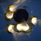 Plastic Moon Wind Play Pendant Lights, the LED Light Yard Balcony Lighting h