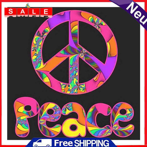5D Diamond Painting Peace Full Round Drill Rhinestone Kit
