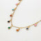 Women Boho Fashion Choker Clavicle Chain Candy Balls Pendant Necklace Gifts