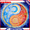 Partial Special Shape Drill Diamond Painting Sun and Moon Draw