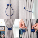 Tie Rope Home Decor Holdbacks Curtain Tiebacks Buckle Clips Strong Magnetic