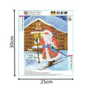 Xmas Embroidery Cross Stitch Christmas 5D Diamond Painting Santa Needlework