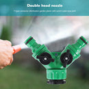 3/4 Garden Faucet Y-Type Distribution Water Pipe Joint Double Head Small Nozzle