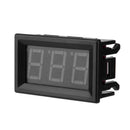 DC 7V-150V Mini 0.56in 2-Wire LED Digital Display Panel Voltmeter (Red)