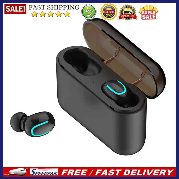 HBQ-Q32 TWS Bluetooth In Ear Earbuds Sports Earphones Power Bank with Microphone