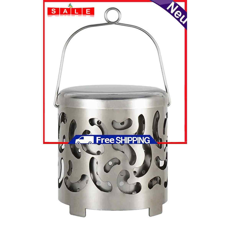 Camping Mini Heater Warming Stove Cover Portable Stainless Steel Heating Cover