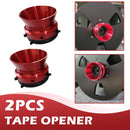 Burgundy Red Aluminium NAB Hub adapters for Studer Revox#