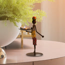 Creative Retro Metal Candle Holder Home Romantic Candlestick Ornaments (D) Newly