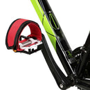 Bike Fixed Gear Pedal Strap Anti-slip Bicycle Extended Foot Straps (Red) Newly