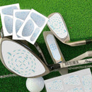 Impact Tape Labels Golf Impact Stickers For Swing Training 10PCS Y4Y6