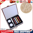 Ancient English Alphabet Letter Metal Seal Wax Stamps Sticks Candles Set (A