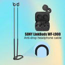 Anti-Lost Earbuds Strap for Sony LinkBuds WF-L900 Silicone Rope (Black) Newly