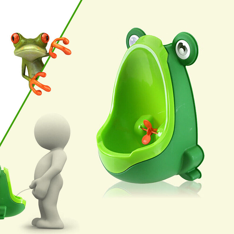 #A Baby Frog Toilet Cartoon Wall-Mounted Kids Boys Training Toilet for Household