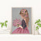 5D Diamond Painting Kit Girl Partial Special Shape Drill DIY Art (K025)