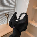 Women Solid Color Shoulder Bag Female Small All-match Travel Zipper Handbags