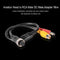 Asiprop M16 4Pin Aviation Head to RCA DC Male Extension Cable Adapter