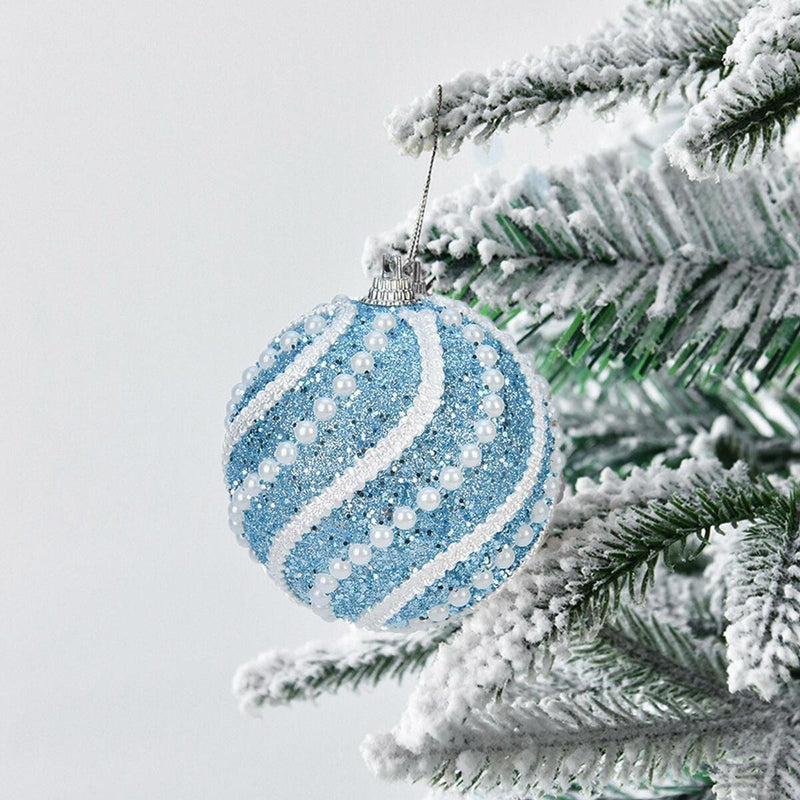 Christmas Tree Decoration Xmas Balls Ornaments 8cm Pendant Ball BLUE#