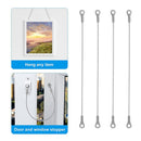 4pcs Stainless Steel Door Cabinet Restraint Braided Cable Hinge Limiter Newly