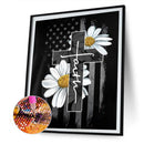 5D DIY Diamond Painting Kits Abstract Cross Full Round Drill Home Decoration Set