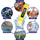 Portable Digital LCD Ph Meter Tester for Pool Water Wine Urine Aquarium