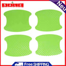 Carbon Fiber Car Outdoor Door Handle Cup Protector Stickers Universal Set of 4