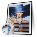 Acrylic Oil Painting By Numbers Fashion Girl Digital Picture Home Wall Decor