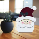 Home Decoration Snowman Santa Claus Christmas Ornaments Deer Wooden Crafts