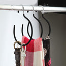Non-Slip Holders for Ties Scarf Ring Hangers Belt Rack Metal Belt Hanger